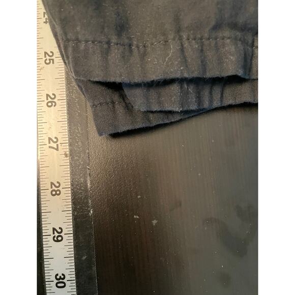 Hard Tail Forever Womens Romper Medium Black Strapless Wide Leg Drawstring Y2K - Picture 7 of 9